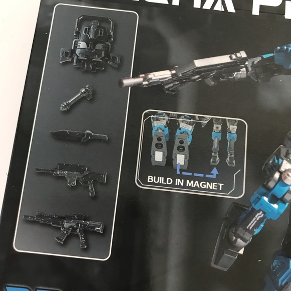 Mecha Project MP 01 Brave 13 Team Mecha Army Robot Action Figure New - Picture 4 of 15